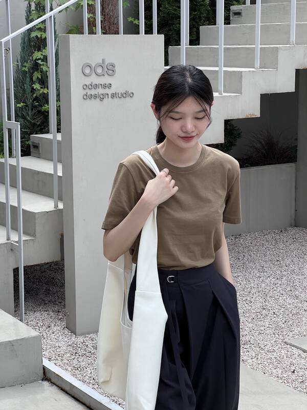 Selected high-quality cotton, 7 colors available [CLEAN SPACE] simple solid color all-match round neck short-sleeved T-shirt 32168# CQW