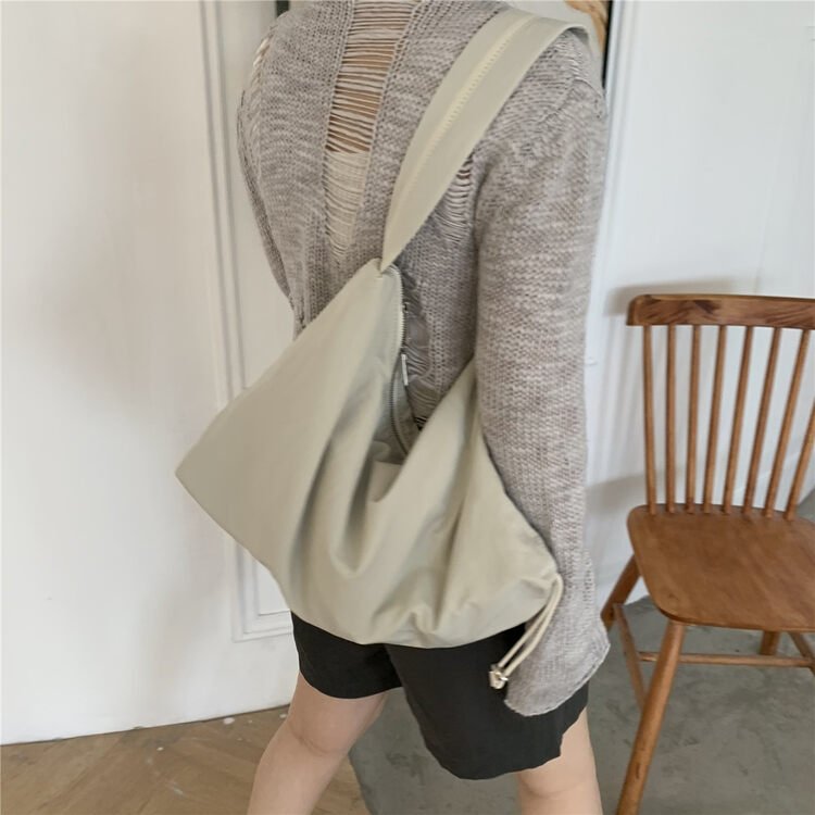 【DOUBLE C】Casual Simple Large Capacity Shoulder Bag 6687# CYQ