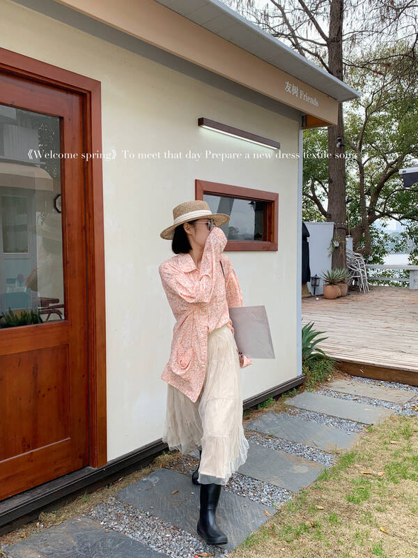 【UNITY】Korean style solid color pleated skirt 0TS601# CQW