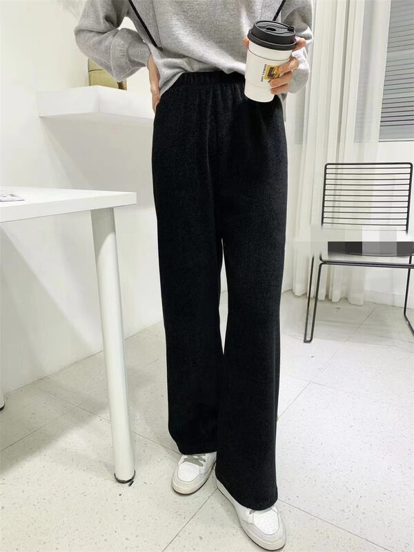 New in autumn! [DCT] Comfortable elastic waist simple casual pants 1027# WPL