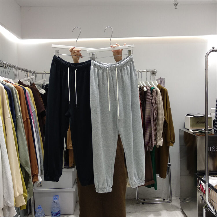 New in early autumn! [MISS Jia] drawstring casual pants k870# L