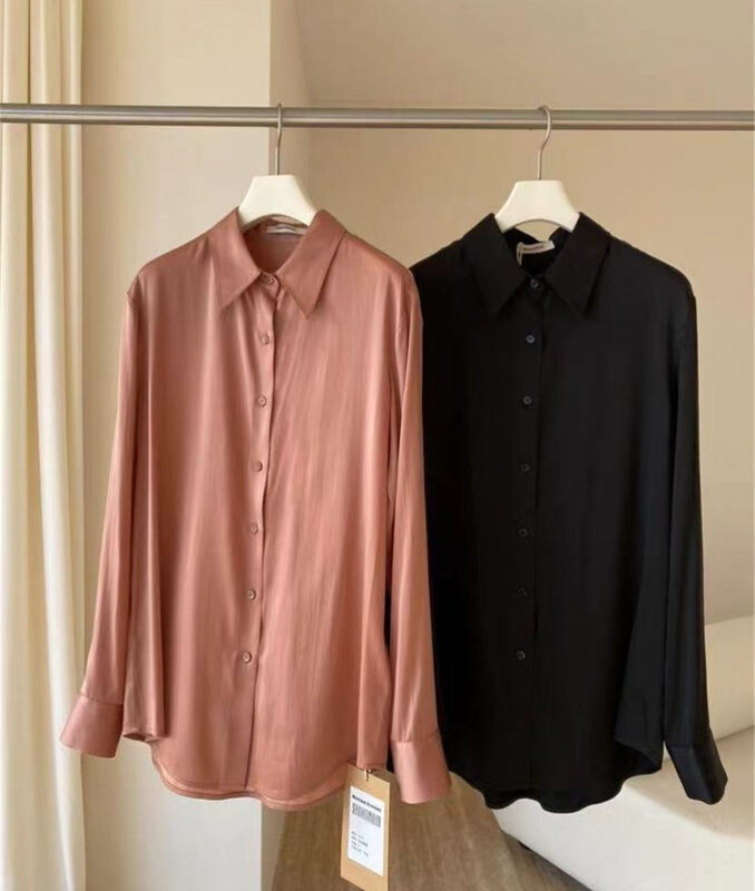 New in early autumn! [C Ouni] Korean style single-breasted simple shirt C500-2061# GYJ