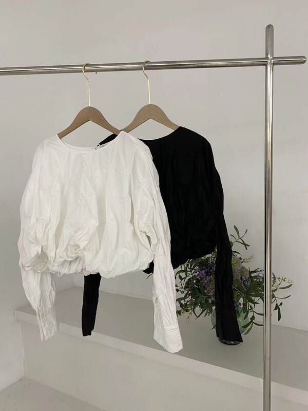 [C Ouni] Korean version of simple loose short coat C741-HG297# GYJ