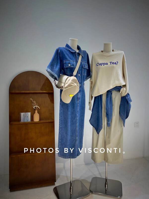 New in early autumn! [C Ouni] Retro simple and slim dress C614-523W005# GYJ