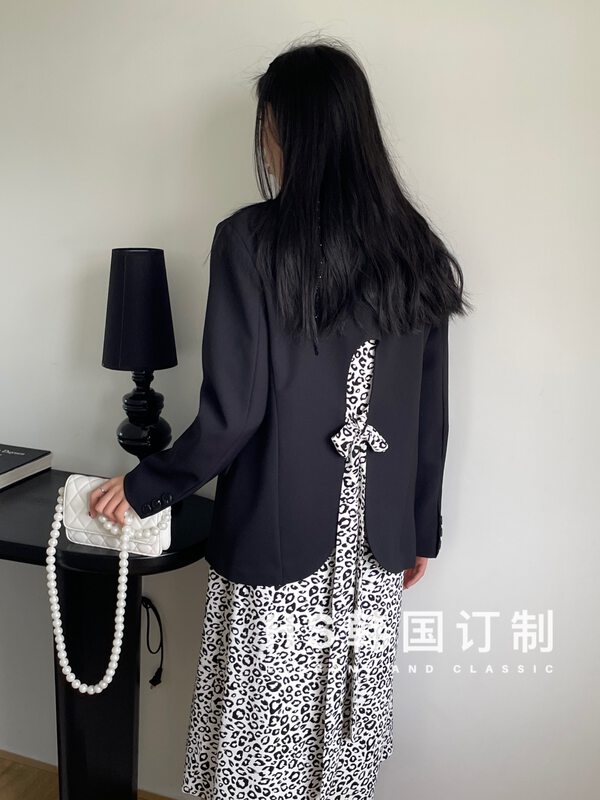 【HS Korea Custom】Korean version of the niche design simple suit 65015# HJY