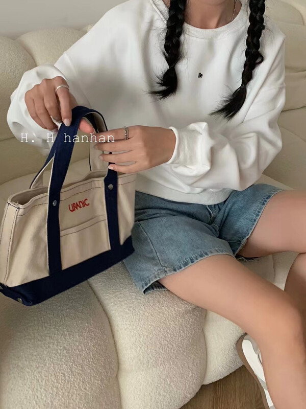 New in autumn!【HH &MISS LAI】Korean letter loose sweater 3472# L