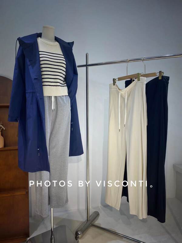 New in early autumn! [C Ouni] Straight loose wide-leg casual pants C766-1241# GYJ
