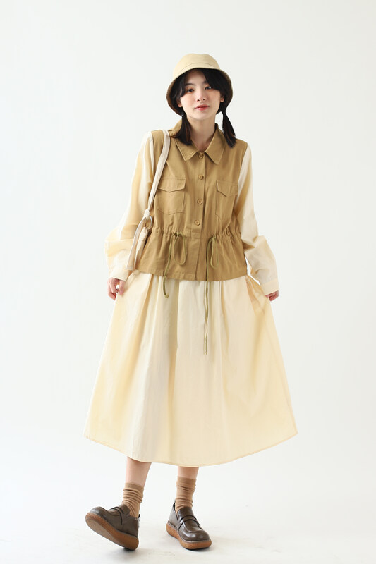 [Original Sansu Yipin] Simple temperament casual dress dress 35293# FHX