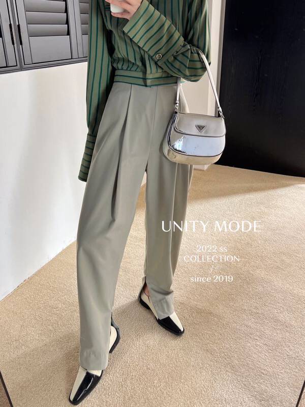 New in early spring! [UNITY] High-end casual pants that drape tall and thin 6310-1# CQW