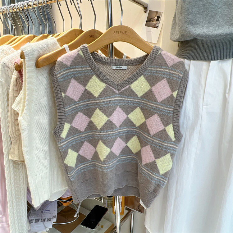 New in autumn!【SELNENE】V-neck lingerie fashion vest/sling S2007# XYJ