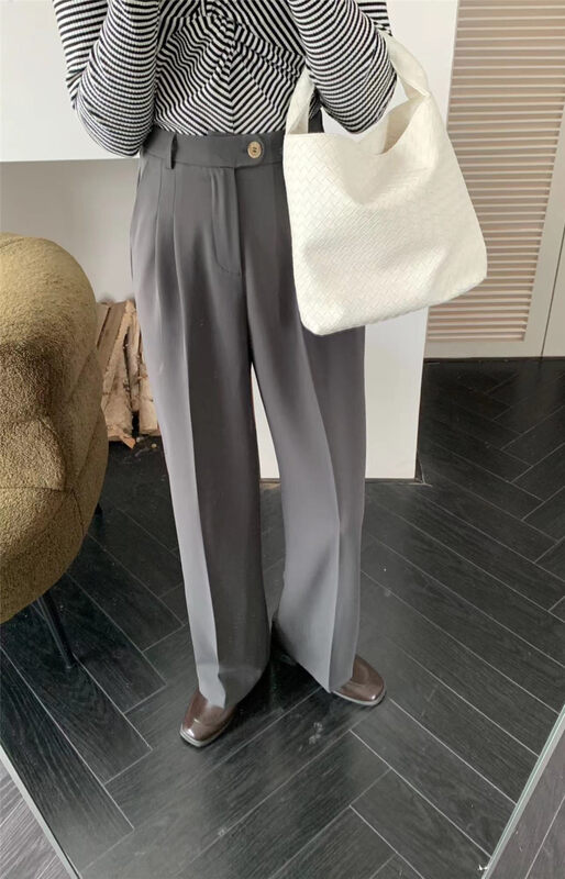 New in autumn! [DCT] commuter simple texture trousers 1008# WPL