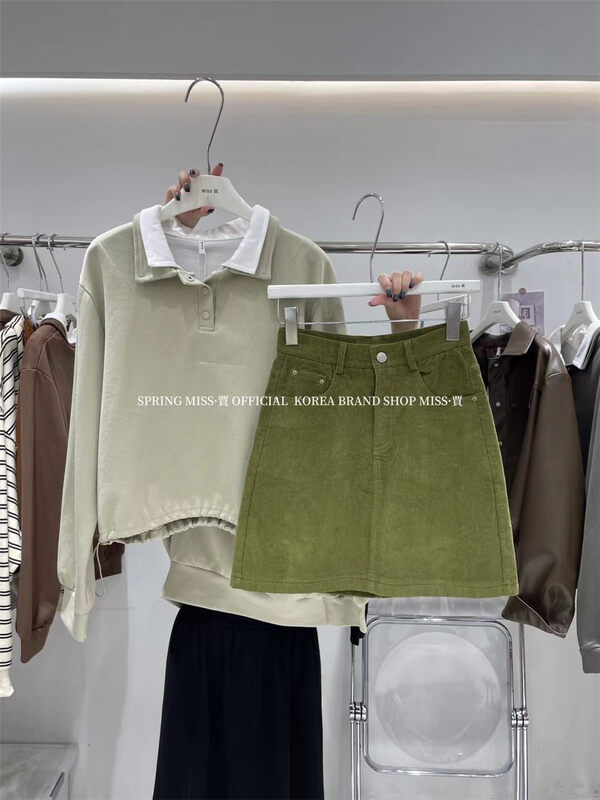 New in autumn! [MISS Jia] High waist and slim all-match skirt K925# L