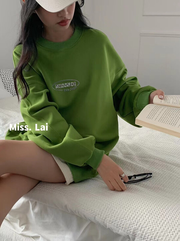 New in autumn!【HH &MISS LAI】Korean style simple letter sweater 1005# L