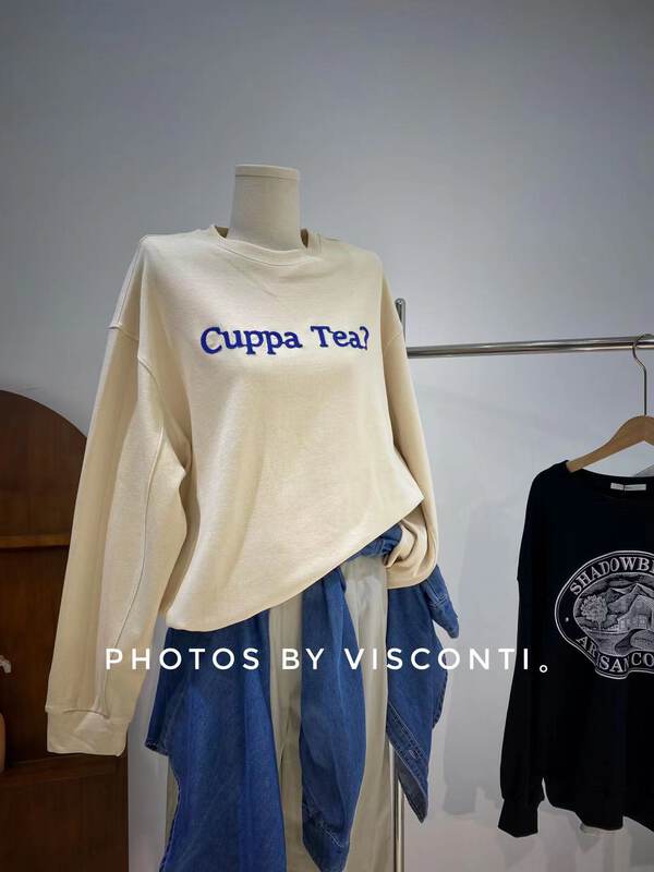 New in early autumn! [C Ouni] Korean round neck all-match sweater C605-9H2302302210# GYJ