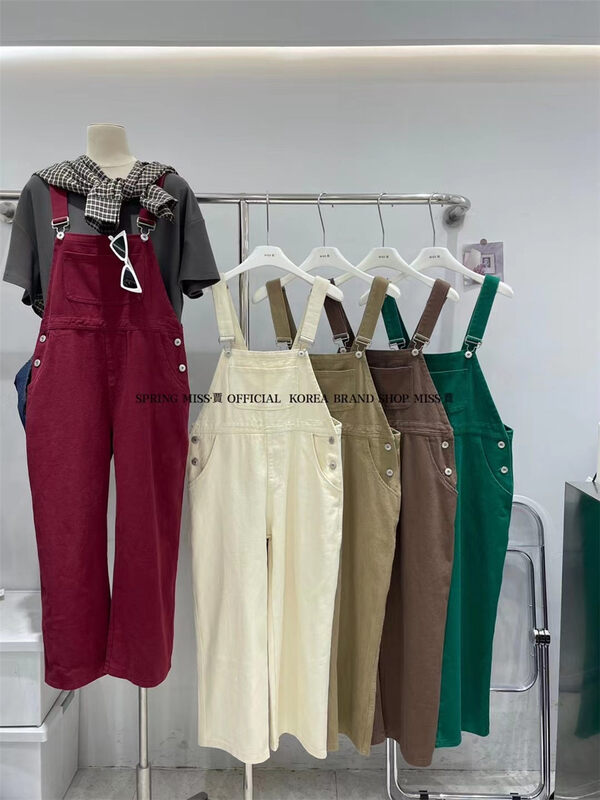 New in early autumn! [MISS Jia] Age-reducing and comfortable all-match overalls (sell pants only) K907# L