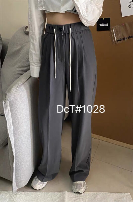 New in autumn! [DCT] drawstring comfortable all-match casual pants 1028# WPL