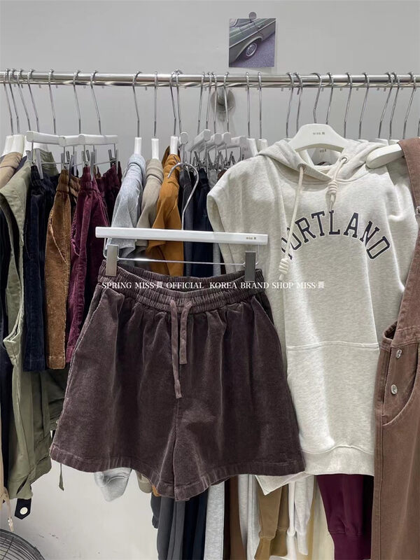 New in early autumn! [MISS Jia] elastic waist thin comfortable casual shorts (sell pants only) K920# L