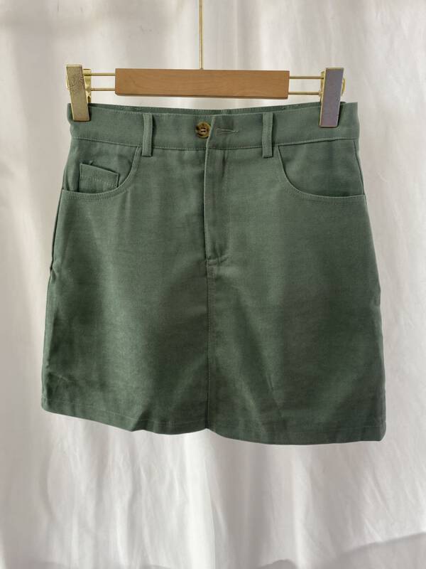 [YI SHOW Store] High Waist Simple Comfortable Slim Skirt 1928# CL