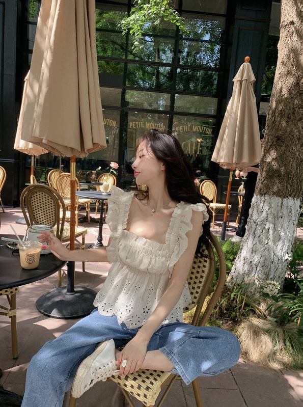 【SAVAGE】Korean version of Feifei sleeve fashion shirt E9096# WPL
