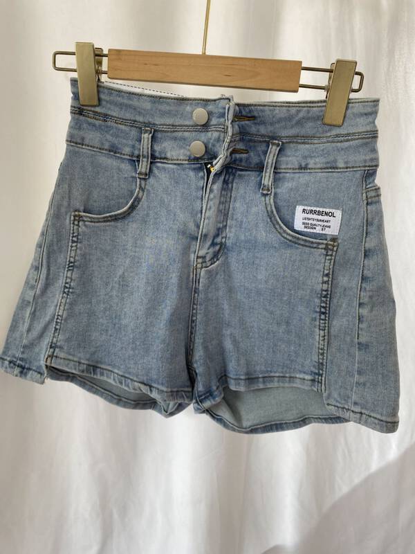 【YI SHOW Store】Labeled Fashion Retro Denim Shorts 1876# CL