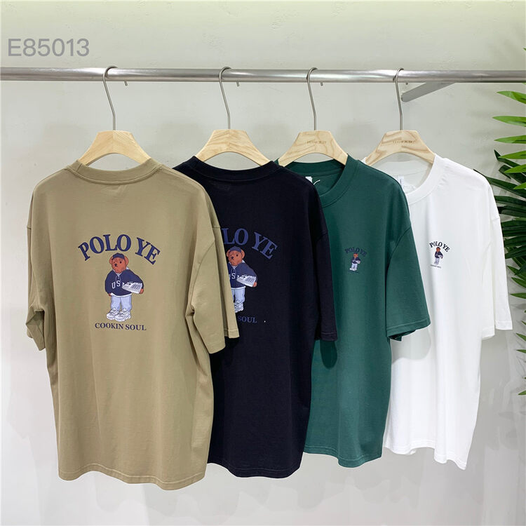 【Yoji】Cartoon loose all-match short-sleeved T-shirt YJ85013# ZJY