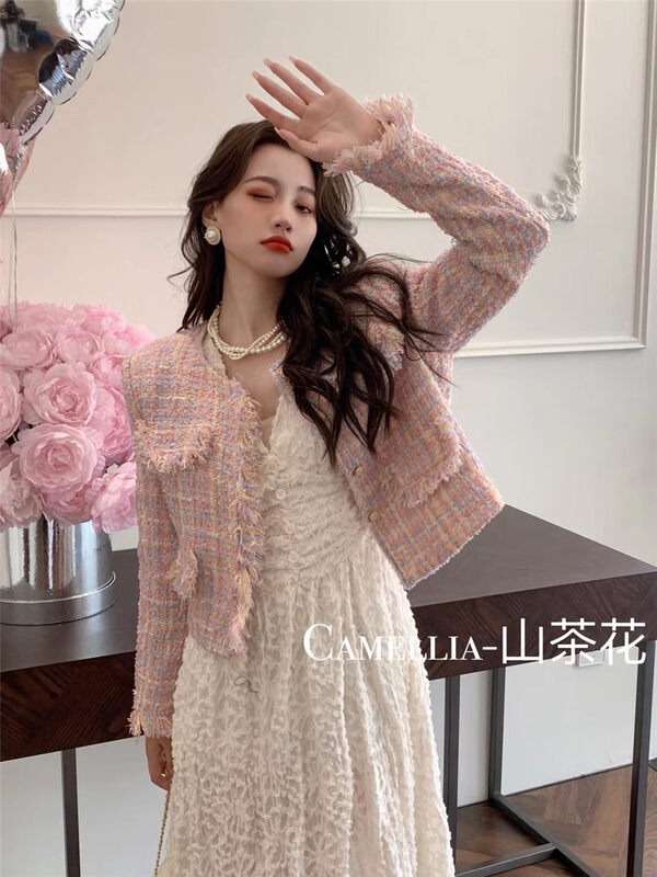 Early autumn new style!【CAMELLIA】Celebrity style short coat 9887# HJY