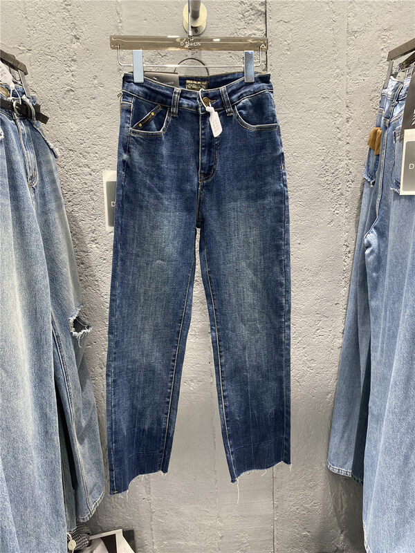 New in autumn!【DTOO.LIN】Casual slimming solid color jeans N32A# OZQ