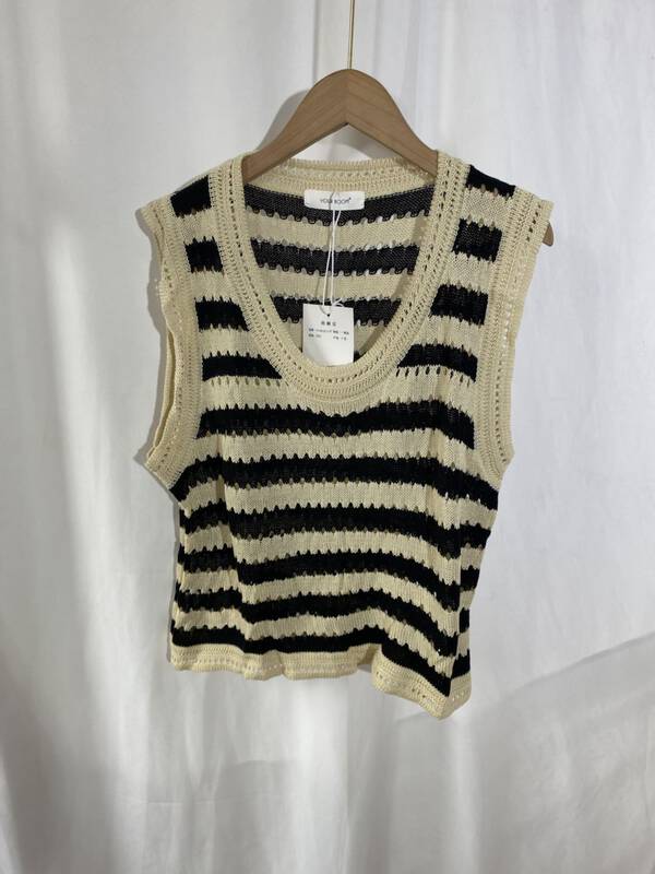 [YI SHOW Store] Round neck Korean striped fashion vest/sling 1973# CL