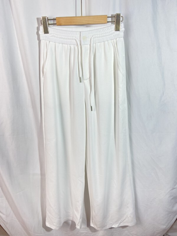 [YI SHOW Store] Elastic waist wide leg slim casual pants 1732# CL