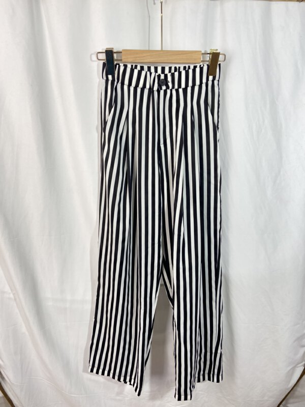 【YI SHOW Store】Striped wide leg slim casual pants 1721# CL
