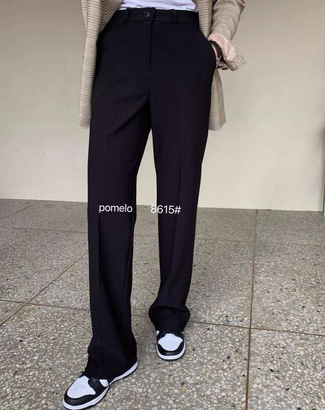 Early autumn new style! [Grapefruit] Korean version of simple trousers 8615# HJY