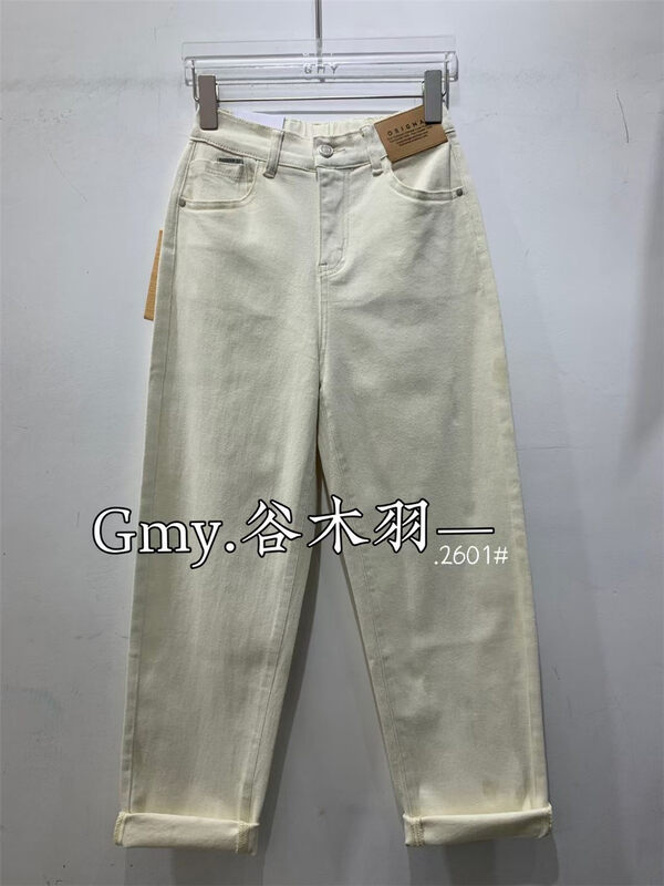 New in early autumn! [Gu Muyu] Fashionable retro simple jeans YS1-2601# ZJY