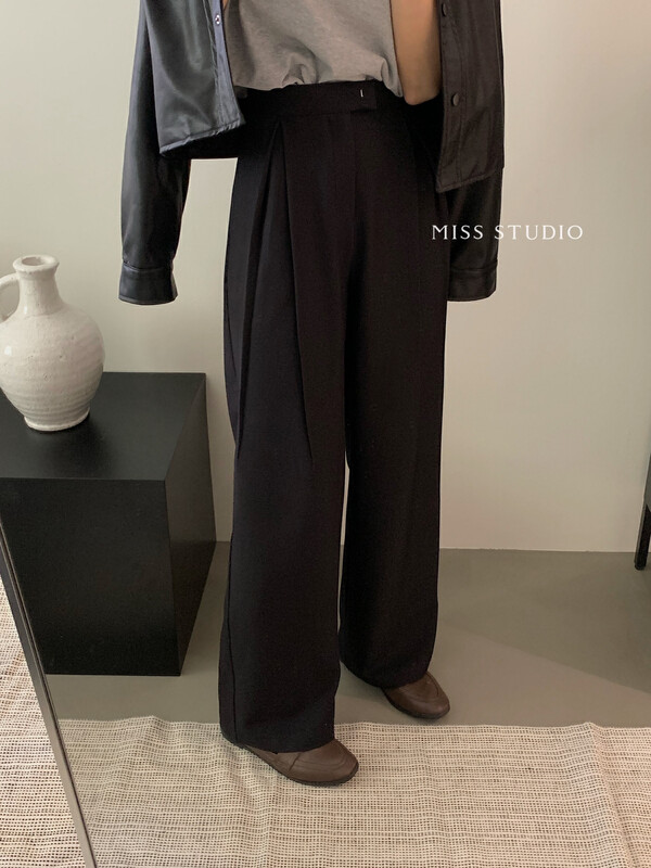 【MISS】Korean simple and versatile casual trousers W173