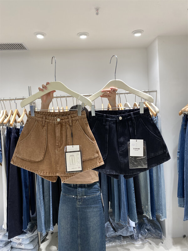 New in early autumn! [O NOT 1] Thin basic all-match comfortable denim shorts N637# LSW