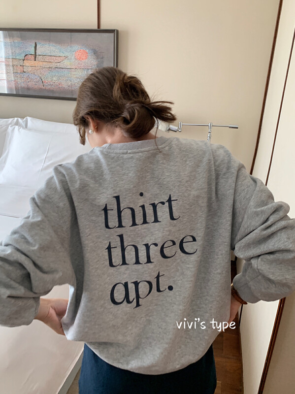 New in early autumn! [VIVIS TYPE] Korean version of loose letter printing sweater YS1-9652# HJY