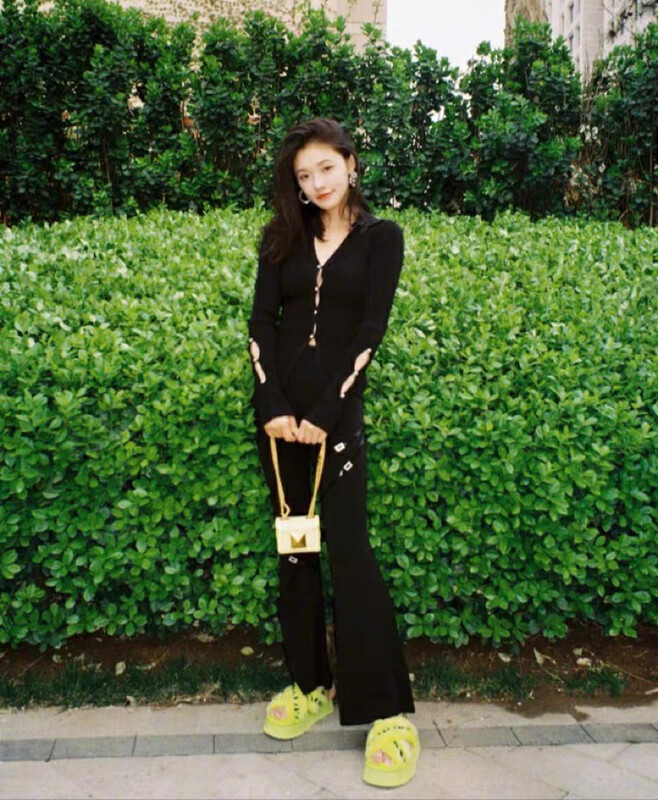 New in autumn! [RASION] Micro-horn design slim black mopping casual pants 5335# LSL