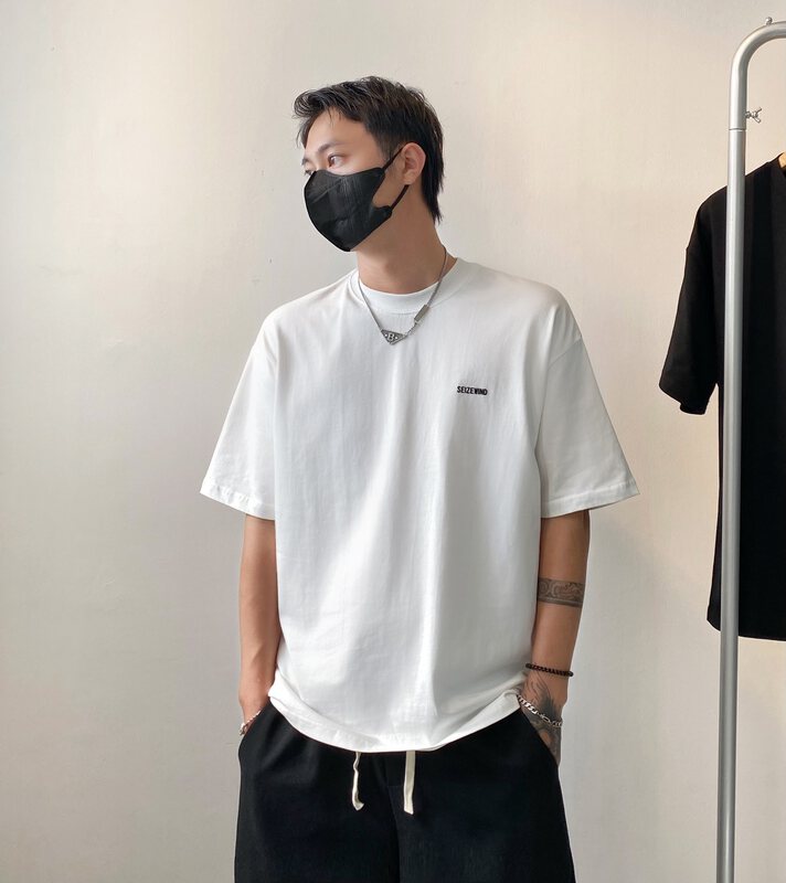 【TPY】All-match fashion casual alphabet short-sleeved T-shirt T8806# CLS