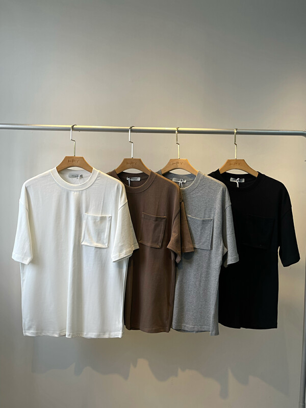 [TPY] Round neck pullover all-match short-sleeved T-shirt 6171# ZZL