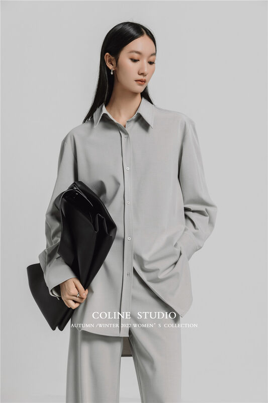 New in early autumn!  【COLINE】Commuter Simple Neat Business Shirt 2346# HYY