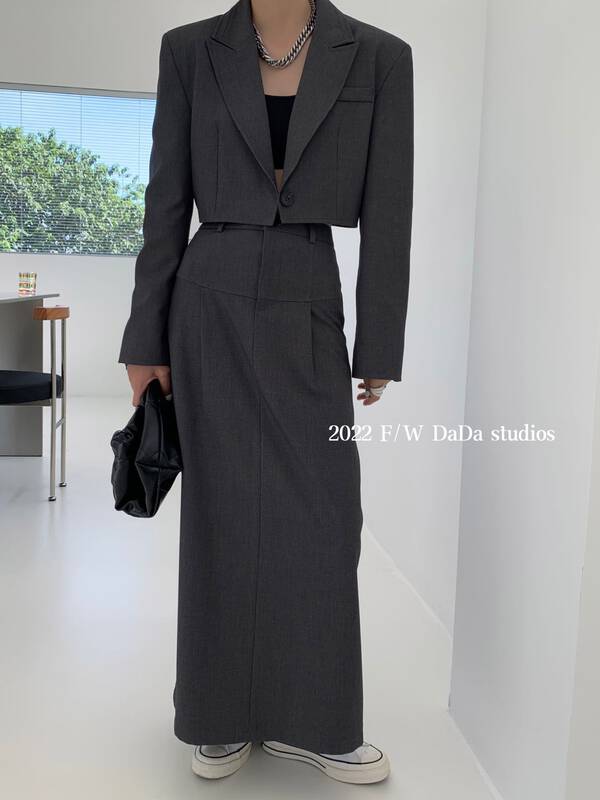 New in early autumn! [DADA] High waist all-match temperament skirt 6729-A# ZXL
