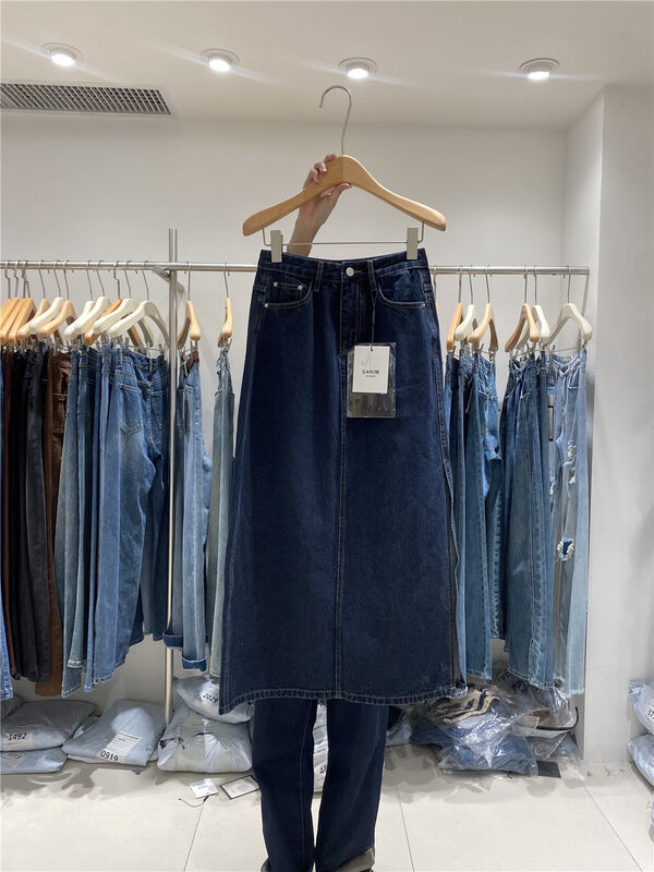 New in early autumn!【O NOT 1】High waist and slim all-match denim skirt N719# LSW