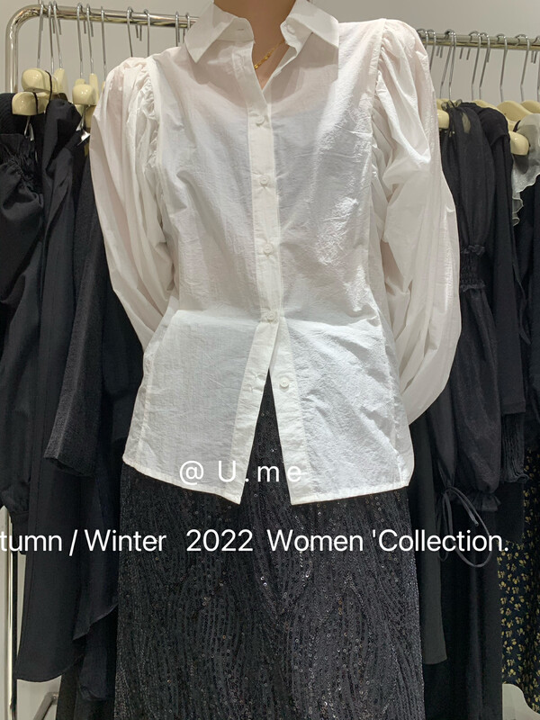 Early autumn new style!【U.ME】Elegant court style shirt (tops only) 90010# HJY