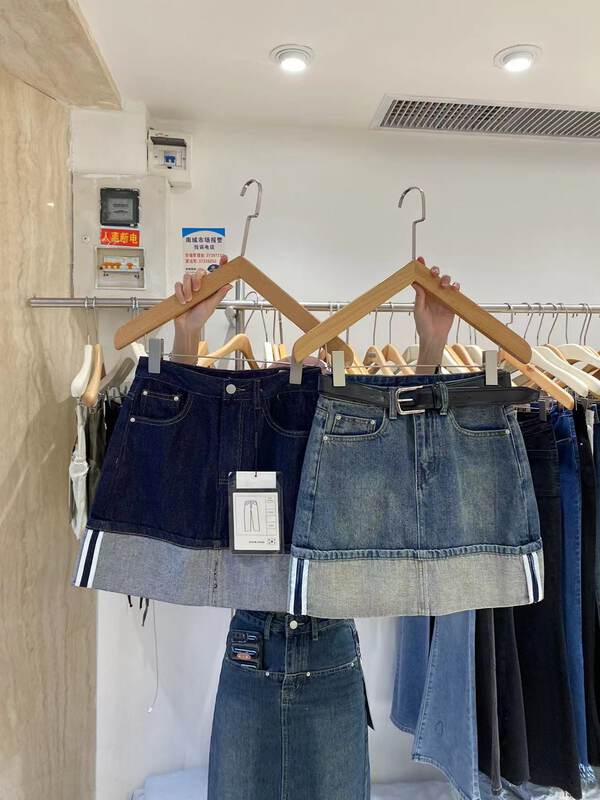 New in early autumn! [O NOT 1] Design all-match pocket skirt (with belt) N693# LSW