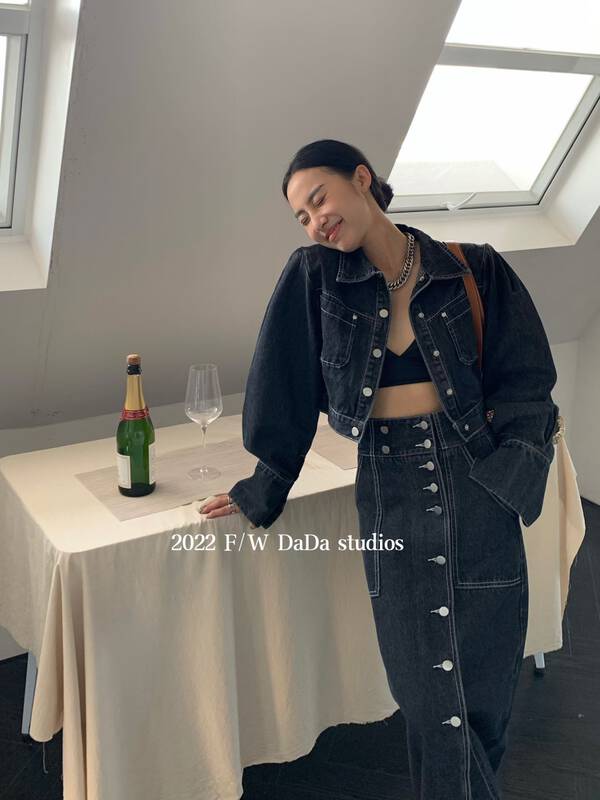 New in early autumn! [DADA] Korean version of the Western-style all-match denim jacket 7157# ZXL