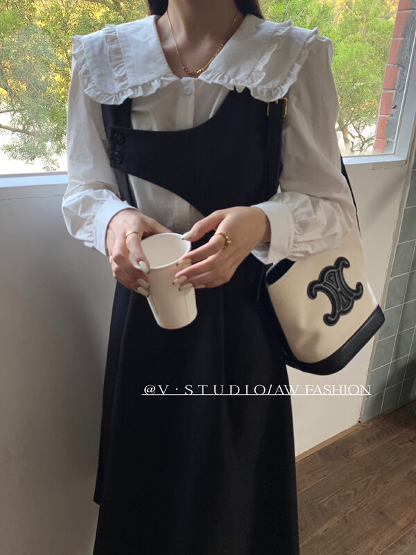 New in early autumn! [V.] Fashionable hollow dress 5292# L