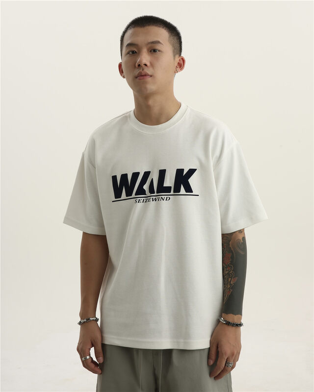 [TPY] Casual Letters Versatile Round Neck Short Sleeve T-Shirt T8836# CLS