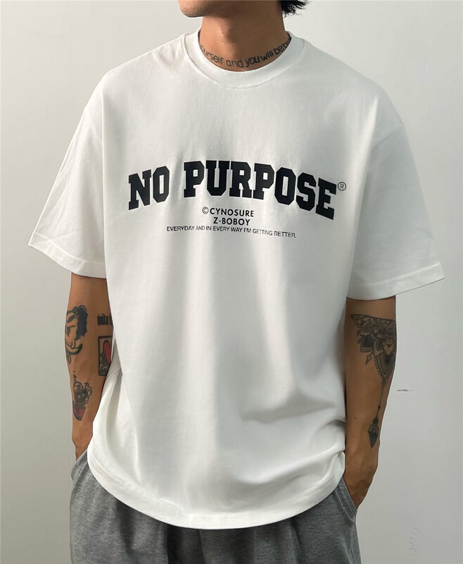 Original price 67.68! [TPY] Upgrade thickened casual fashion alphabet short-sleeved T-shirt YS1-T0020# CLS