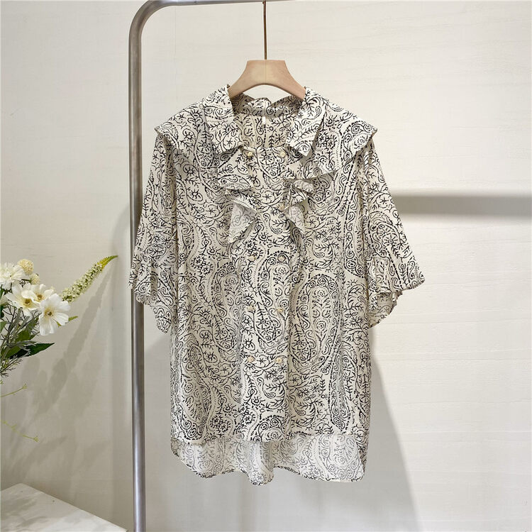 【DAZZI Daji】Commuter Simple Double Breasted Shirt 900597# JJ
