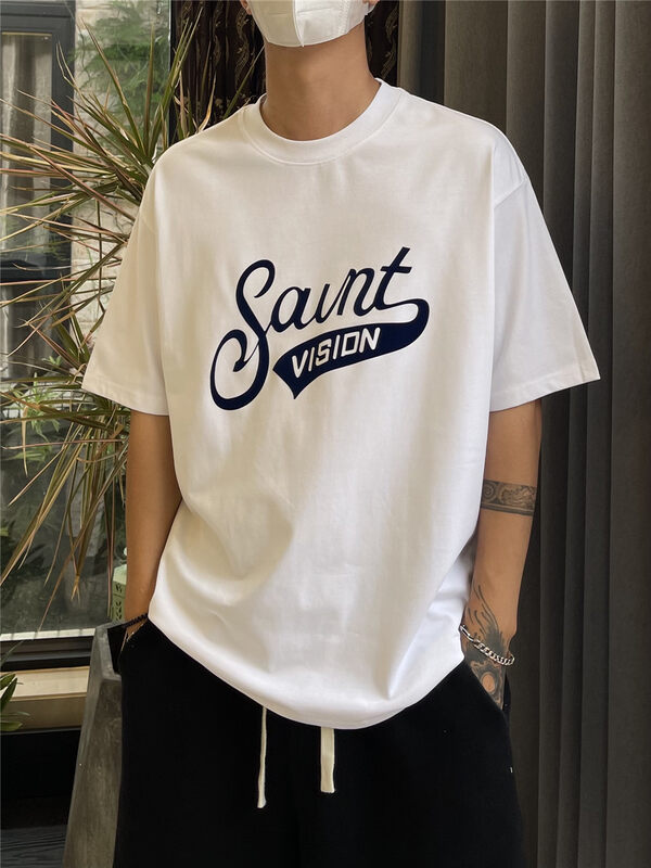 【TPY】Simple Western Letters Loose Short Sleeve T-Shirt T8804# CLS