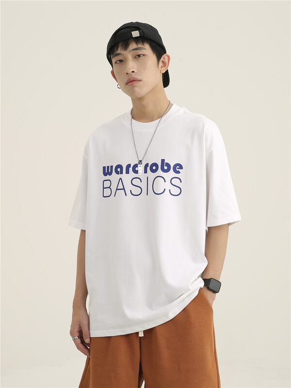Original price: 50.76! [TPY] simple and versatile letter short sleeve T-shirt t8820 # CLS